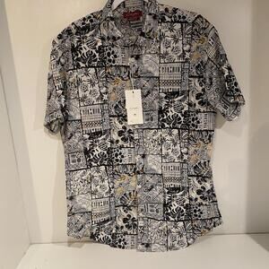 Clayton Shirt Nero Size XXL New With Tags Mens Button Up